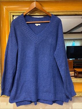 Maurices Royal Blue Sweater - Size 0X